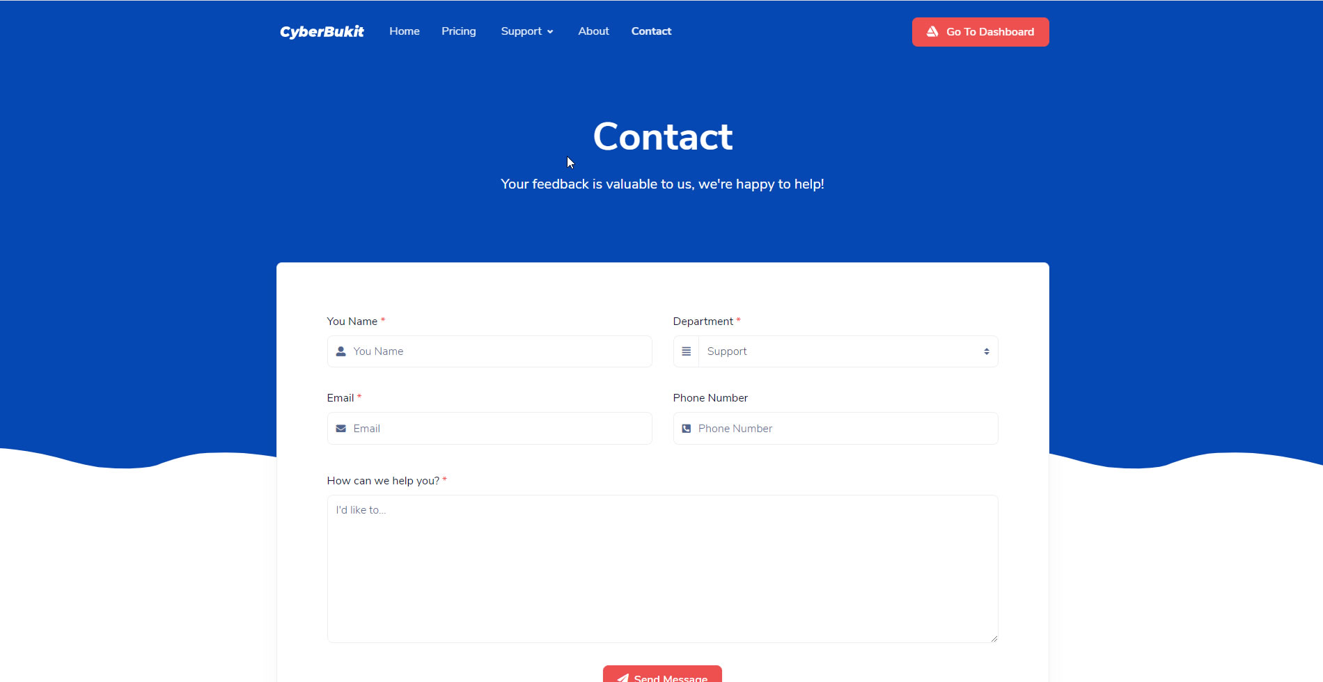 Front-End Contact Form
